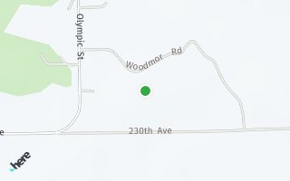 Map of 2427 Woodmor Road, Brook Park, MN 55007, USA