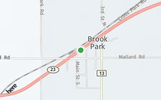 Map of 000 Highway 23, Brook Park, MN 55007, USA