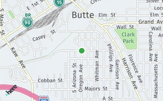 Map of 1095 N Montana Lane, St George, UT 84770, USA