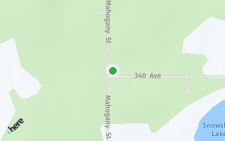 Map of 2202 340th Avenue, Isle, MN 56342, USA