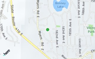 Map of 2104 81st St E, Bonney Lake, WA 98391, USA