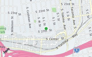 Map of 2541 S L Street, Tacoma, WA 98405, USA