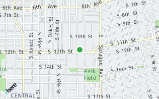 Map of 1037 S Trafton Street, Tacoma, WA 98405, USA
