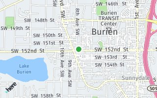 Map of 650 SW 152nd St, Burien, WA 98166, USA