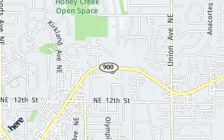 Map of 1445 Pierce Ave NE, Renton, WA 98056, USA