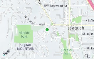 Map of 208 Mt Park Blvd SW #E101, Issaquah, WA 98027, USA