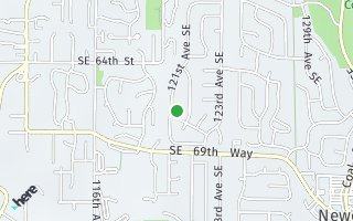 Map of 6524 121st Ave SE, Bellevue, WA 98006, USA