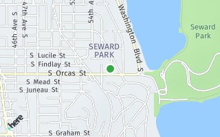 Map of 5535 56th Ave S, Seattle, WA 98118, USA