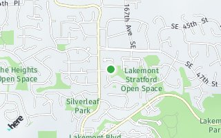 Map of 4655 165th Ave SE, Bellevue, WA 98006, USA