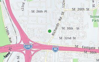 Map of 3018 128th Ave SE 25, Bellevue, WA 98005, USA