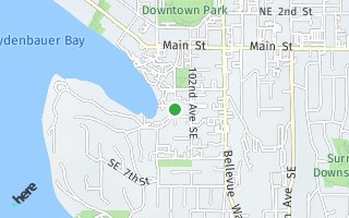Map of 333 101st Ave SE, Bellevue, WA 98004, USA