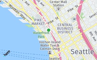 Map of 98 Union St 510, Seattle, WA 98101, USA