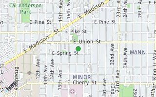 Map of 1120 17th Ave 104, Seattle, WA 98122, USA