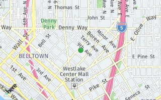 Map of 819 Virginia Street 2905, Seattle, WA 98101, USA
