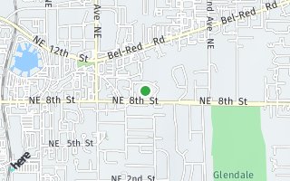 Map of 12700 NE 8th St E-107, Bellevue, WA 98005, USA