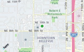 Map of 10610  NE 9th PL 1405, Bellevue, WA 98004, USA