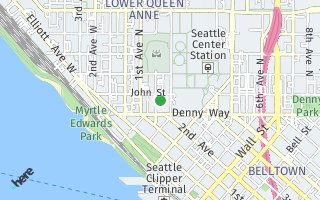 Map of 124 Warren Ave N 110, Seattle, WA 98109, USA