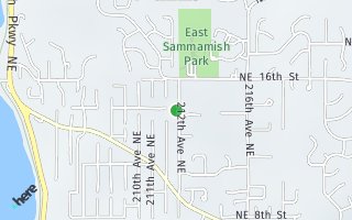 Map of 1421 212 Ave NE, Sammamish, WA 98074, USA