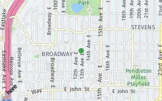 Map of 603 13th Ave E, Seattle, WA 98102, USA