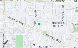 Map of 16438 NE 17th Place, Bellevue, WA 98008, USA