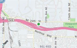 Map of 12517 NE 23rd Place B-5, Bellevue, WA 98005, USA