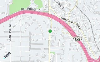 Map of 10401 NE 32nd Place A-102, Bellevue, WA 98004, USA