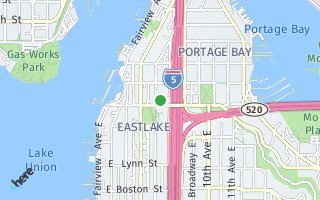 Map of 2606 Franklin Ave E, Seattle, WA 98102, USA
