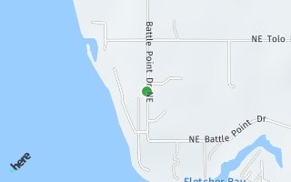 Map of 9679  Battle Point Dr NE, Bainbridge Island, WA, USA