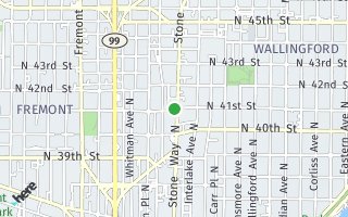Map of 4103 Stone Way N, Seattle, WA 98103, USA