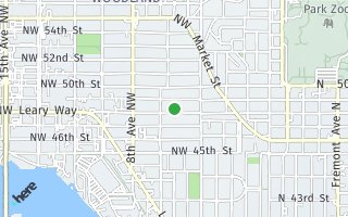Map of 348 NW 48th ST, Seattle, WA 98107, USA