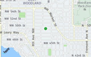 Map of 342 NW 49th St, Seattle, WA 98107, USA