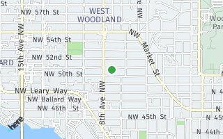 Map of 643 Nw 51st St, Seattle, WA 98107-3549, USA