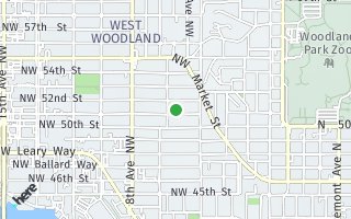Map of 346 NW 51st St, Seattle, WA 98107, USA