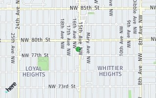 Map of 7725 15th Ave NW A,B, SEATTLE, WA 98117, USA