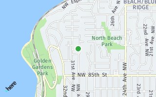 Map of 3004 NW 89th ST, Seattle, WA 98117, USA