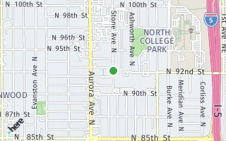 Map of 1430 & 1436 North 92nd Avenue, Seattle, WA 98133, USA