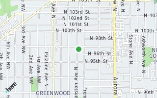 Map of 744 N 92nd ST, Seattle, WA 98103, USA