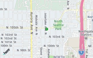 Map of 1405 N Northgate Way, Seattle, WA 98133, USA