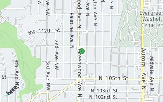 Map of 10744 Greenwood Ave N 303, Seattle, WA 98133, USA
