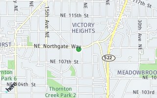 Map of 1925 NE Northgate Way, Seattle, WA 98125, USA