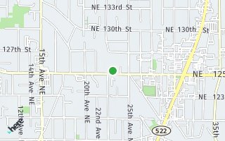 Map of 2318 NE 125th St, Seattle, WA 98125, USA