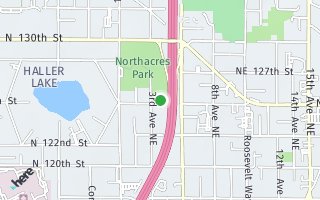 Map of 316 NE 125th ST, Seattle, WA 98125, USA
