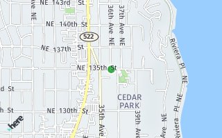 Map of 13345 36th Ave NE, Seattle, WA 98125, USA
