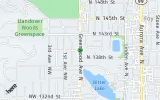Map of 14004 Greenwood Ave N, Seattle, WA 98133, USA