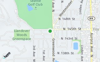 Map of 165 N 145th ST, Seattle, WA 98133, USA