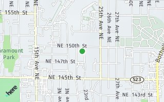 Map of 14747 23rd Ave NE, Shoreleine, WA 98155, USA