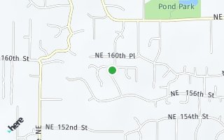 Map of 17501 NE 160th ST, Woodinville, WA 98072, USA