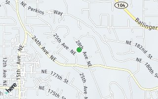 Map of 18025 28th Ave NE, Lake Forest Park, WA 98155, USA