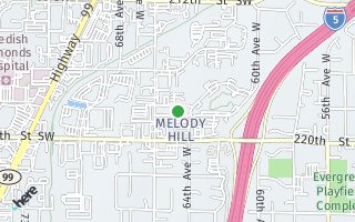 Map of 6406 218th Street SW, Mountlake Terrace, WA 98043, USA