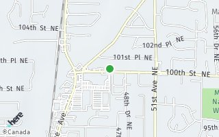 Map of 4623 100th St NE, Marysville, WA 98270, USA